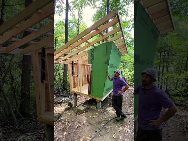 DIY cedar interior Sauna for students in the campground: Women's Advanced Carpentry class project