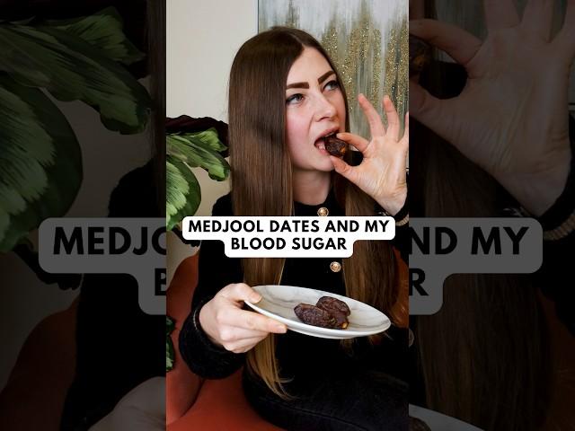 Medjool Dates & My Blood Sugar – CGM Experiment #bloodsugar #bloodglucose #dates