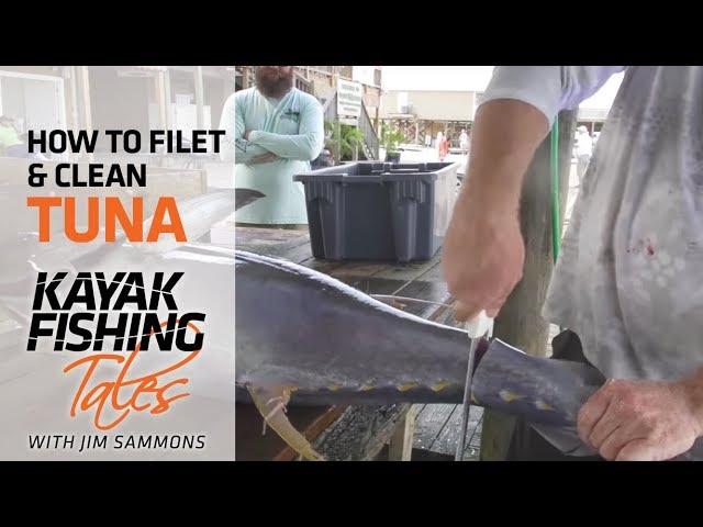 How to Clean and Filet a Tuna | Kayak Fishing Tales