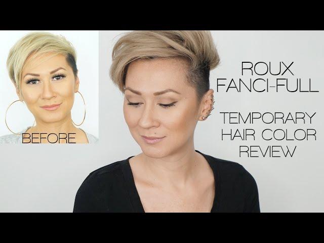 ROUX FANCI-FULL TEMPORARY HAIR COLOR RINSE REVIEW