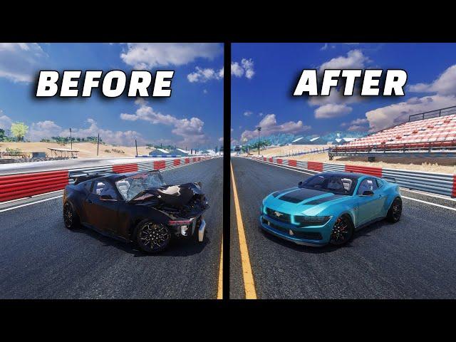 FORD MUSTANG 2024 REBUILD IN ! BEAMNG DRIVE