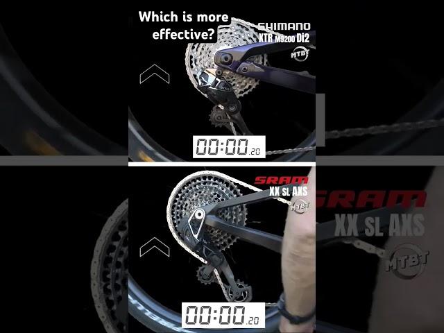 Shimano Di2 vs SRAM AXS #shimano #mtb #sram #bikecomponents