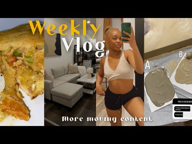 WEEKLY VLOG! I BROUGHT MY FIRST COUCH FOR MY NEW APARTMENT, GROCERY SHOPPING, COOK WITH ME & MORE