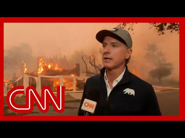 Gov. Newsom responds to Trump blaming him for wildfires