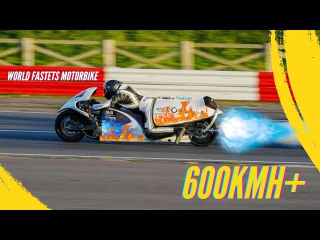 The world's fastest motorcycle top speed records 600KMH+