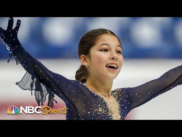 14 year old Alysa Liu takes silver at Junior Grand Prix Final | NBC Sports