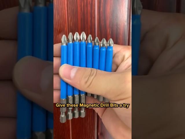 These Magnetic Drill Bits get the strongest grip on any screw️ #tools #besttools