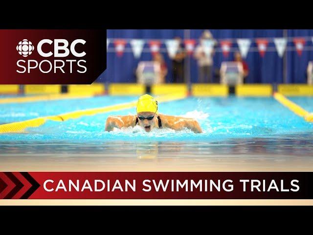 Experience Summer McIntosh's 2nd world record poolside, with her family in the stands | CBC Sports