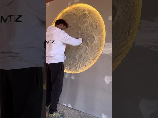 Creating an artificial cement moon   -   inimitez