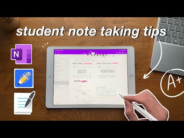 How I take notes on my iPad for college using OneNote (2020)