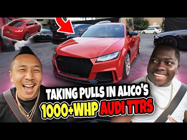 Taking Pulls in One of New York's Fastest Audi TTRS! Over 1000+Whp