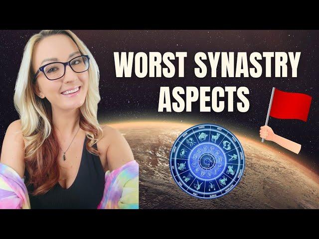 The Worst Synastry Aspects in Astrology - 5 Worst Aspects in Synastry Chart - Karmic Relationships