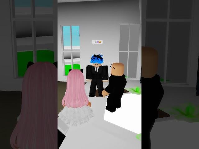he did this at my wedding#robloxshorts #roblox