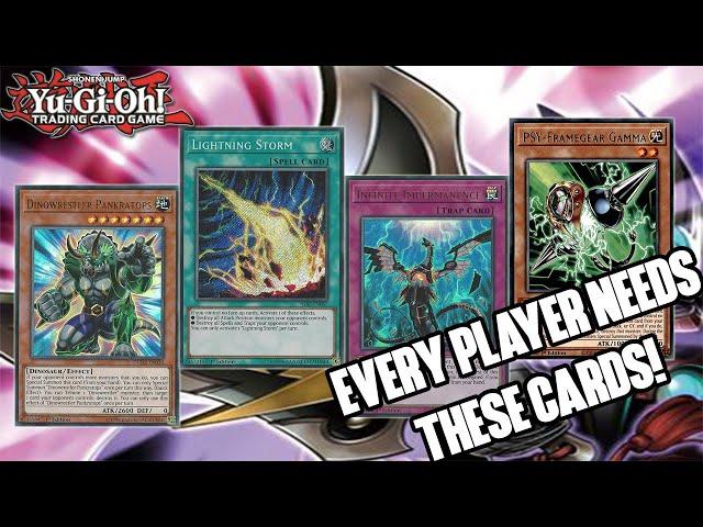 |Yu-Gi-Oh!| THE CARDS EVERY YUGIOH PLAYER NEEDS! (+ BUDGET OPTIONS!)