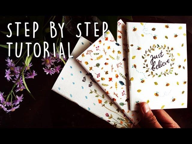 DIY NOTEBOOKS from scratch - no stitching