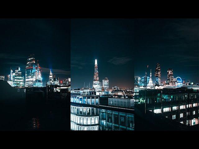 LONDON STREET PHOTOGRAPHY POV - NIGHT ROOFTOP