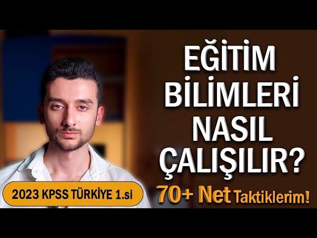 Eğitim Bilimlerinde 43 Netten 72,5 Nete Nasıl Çıktım? (Hoca ve Kaynak Önerisi, Stratejilerim)