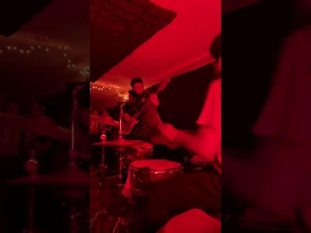 Drum Solo by Daniel Fresco while Bass Drum Pedal Stops Working!05/07 @Mudhouse Brooklyn