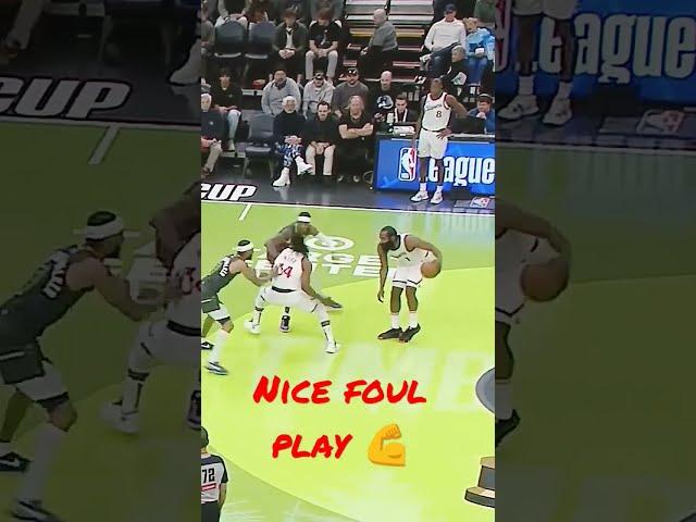 James Harden a nice foul play #nba #highlights today