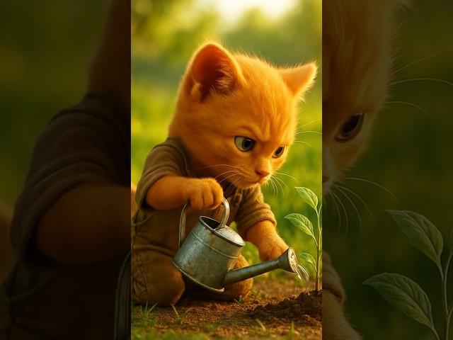POOR CAT To rich cat| cat journey #ai  #cat #shorts