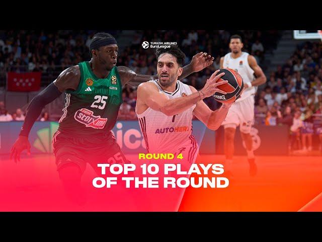 Electrifying Action | Top 10 Plays | RS Round 4 | 2024-25 Turkish Airlines EuroLeague