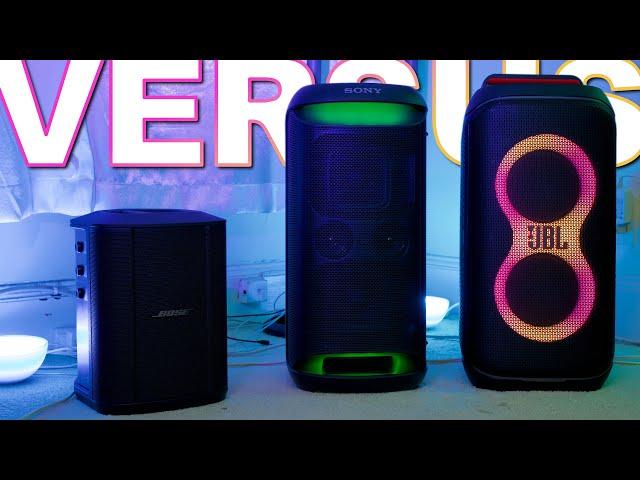 Bose S1 Pro Vs JBL Partybox 120 & Sony XV500