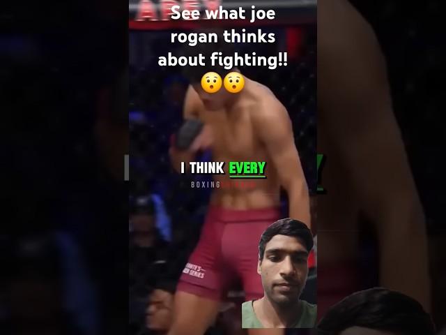 see what Joe Rogan thinks about fighting!!  #ufc #viralvideo #combatsport #youtubeshorts
