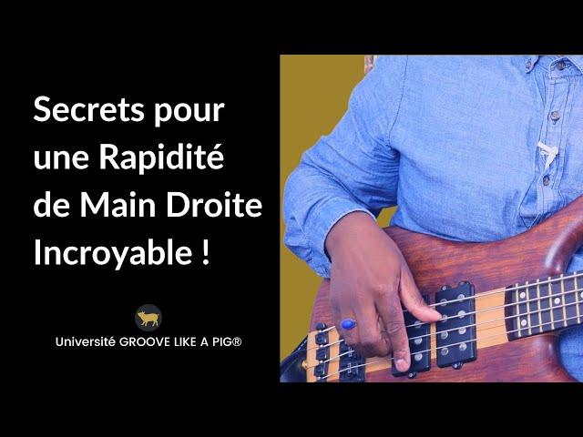 Cours de Basse Débutant  Technique Main Droite - Comment Jouer Rapidement à la Basse 