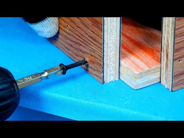 4 Skills Amazingly simple carpentry tools diy Joining Plywood