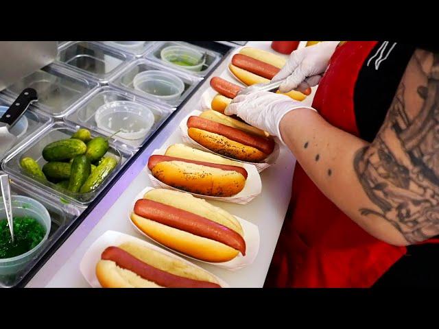 American Food - CHICAGO HOT DOGS, SAUSAGES, ITALIAN BEEF SANDWICHES Dog Day Afternoon NYC