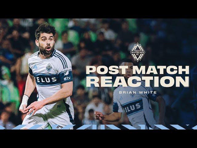 Goalscorer Brian White Post-Victory Reaction ️ | Rayados 2-2 VWFC | Concacaf Champions Cup