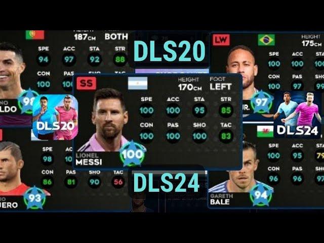 DLS24 SUPER ACCOUNT  MESSI 100 Akkauntni obzor qilamiz NEYMAR 97. BALE 94 AGUERO 93