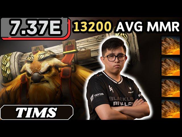 7.37e - Tims EARTHSHAKER Soft Support Gameplay 24 ASSISTS - Dota 2 Full Match Gameplay