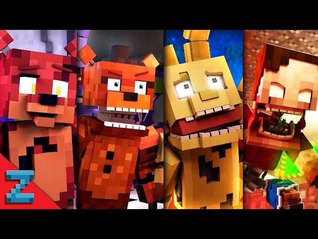 "The Foxy Song" Full Series | Minecraft FNAF Animation Music Video