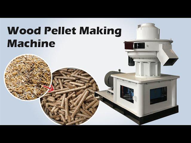 How to make wood pellets with rice husks? | Wood pellet making machine for sale