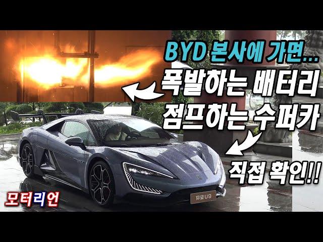 배터리는 폭발하고, 수퍼카는 점프하고... 직접 확인! 중국 선전 BYD 본사에 가보니...