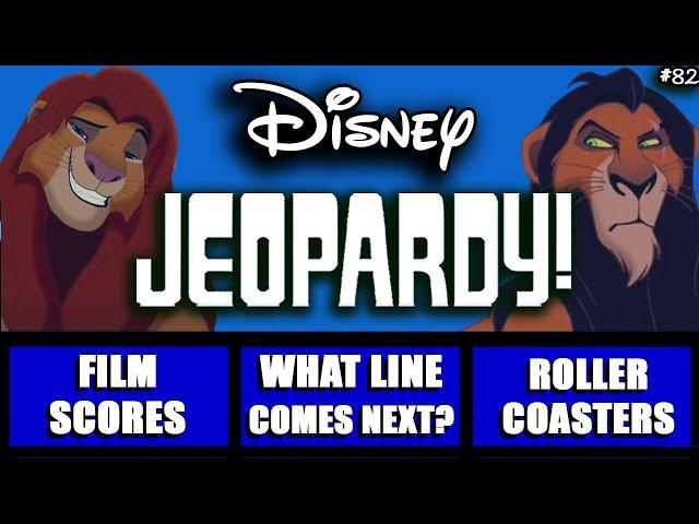 Disney Jeopardy • 26 Clue Trivia Game • Test Your Knowledge