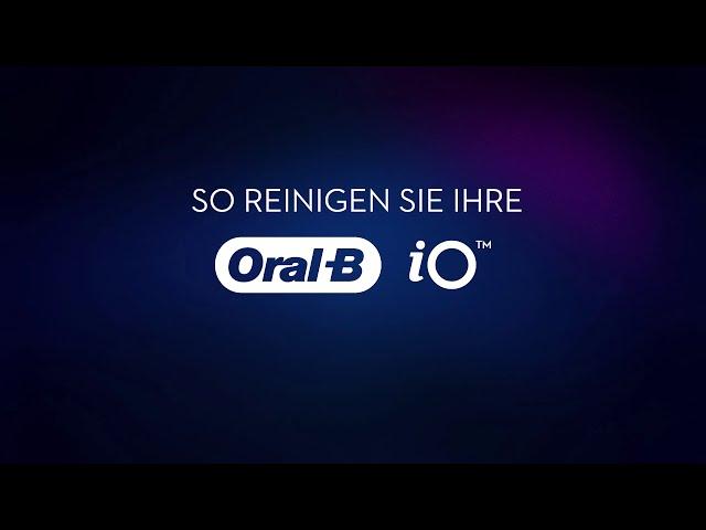 Oral-B iO elektrische Zahnbürste richtig reinigen