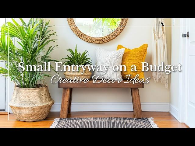 How to Style a Small Entryway on a Budget: Creative Decor Ideas