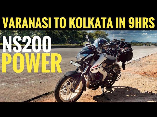 4 STATES IN 9 hours on NS200 | VARANASI to KOLKATA, Solo | Hyderabad to Kolkata EP 4| [PSR]