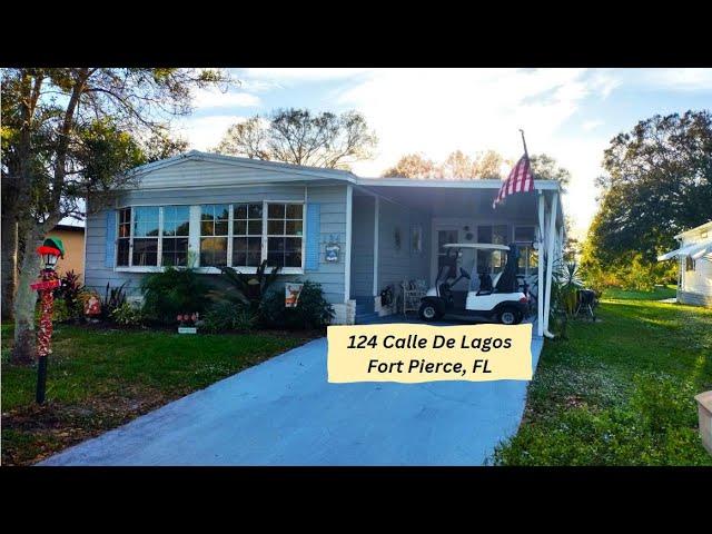 (For Sale $61.7K)  124 Calle De Lagos, Florida Mobile Home.  Four Star, 11/30/23