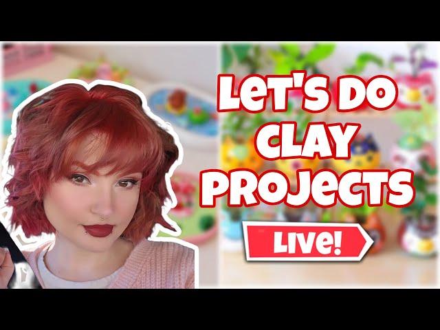 painting air dry-clay projects & chat | LIVE |