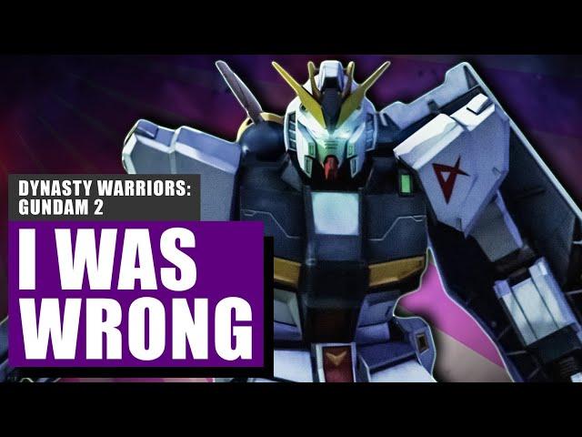 I was WRONG about the Dynasty Warriors: Gundam Games