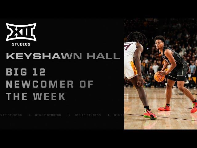 Keyshawn Hall: Big 12 Newcomer of the Week | 2024-25 Big 12 Men's Basketball