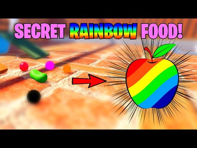 SECRET STAYCATION | SECRET RAINBOW FOOD!