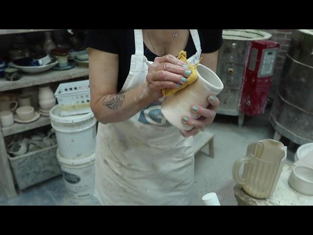 How To Dip Glaze Your Pottery in Two Colors