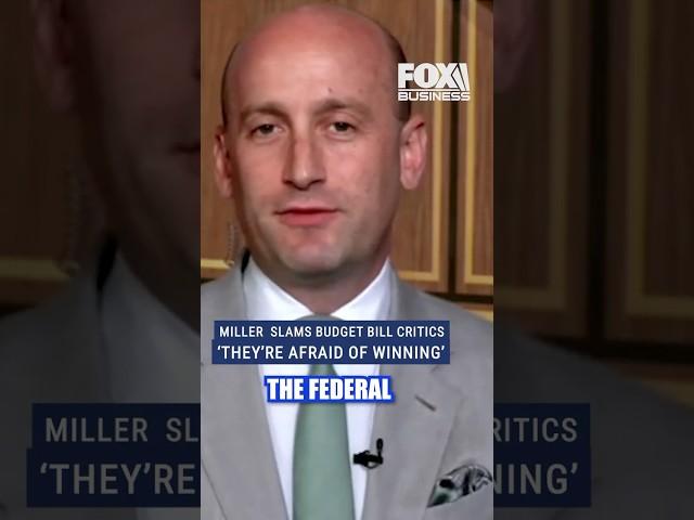 Trump official calls out 'lethal' attitude from budget bill critics #shorts