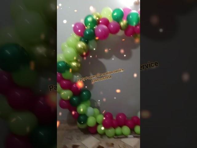 Birthday Balloons Decoration, Birthday planner, wedding, Bridal shower