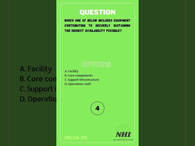 Q3 | JNCIA-DC | Module1: Traditional Data Center Architectures