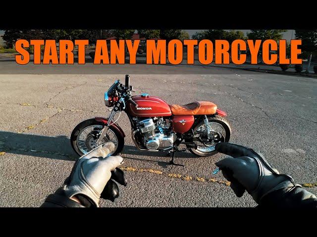 How to Start A Motorcycle, New or Old